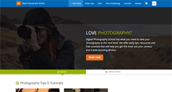 Desktop Screenshot of digital-photography-school.com