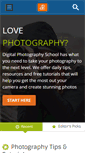 Mobile Screenshot of digital-photography-school.com